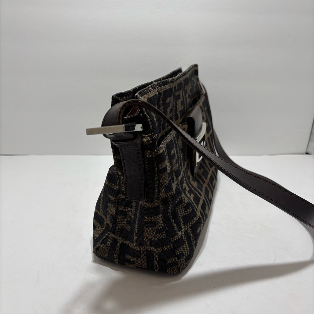 Fendi Vintage Brown Monogram Shoulder Bag - Picture 2 of 14